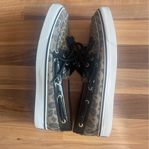 Sperry Leopard Boat Shoes - Picture 3 of 4